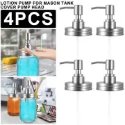 Mason Jar Soap Dispenser Lid with Pump Stainless Steel Mason Jar Pump Lid -