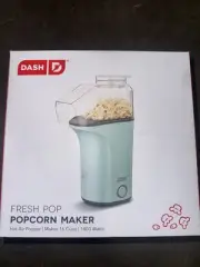 Dash® Fresh Pop Popcorn Maker in Aqua New In Box