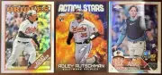 (3) Adley Rutschman 2023 Topps Chrome RC Silver + Action Stars Baltimore Orioles