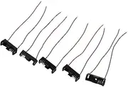 Bainiao 5pcs 4.3" Wire Leads Black Battery Storage Slot Holder 1 x 12V 23A/27A