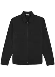 Sandbanks Stretch-cotton Overshirt - Black - XL XL