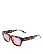 Le Specs Le Castle D Frame Sunglasses, 54mm