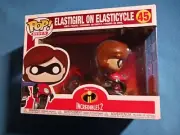 New Funko Pop! Rides: DISNEY Pixar - ELASTIGIRL on ELASTICYCLE #45 INCREDIBLES 2