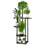 Plant Stand 5 Tier Indoor Metal Flower Shelf for Multiple Plants Corner Tall ...