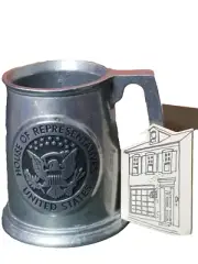 OLDE TOWNE ARTISANS WILTON Pewter Metal US House of Representatives Stein Mug