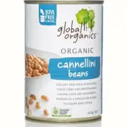 Global Organics Beans Cannellini Organic 400g (Pack of 12)