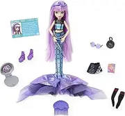 Mermaid High, Mari Deluxe Mermaid Doll & Accessories with Removable Tail, Doll Clothes and 8 Fashion Accessories, Kids Toys for Girls Ages 4 and up