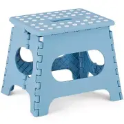 Folding Step Stool 11 Inch, Non-Slip Surface Portable Foldable 1 Step Stool w...