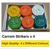 4 x Strikers Carrom Board- High Quality- Please see Photo