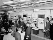 Crown Prince Akihito Visits The Sakura-Maru, Which Cruises Abro 1964 Old Photo