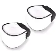 2Pcs Soft Cloth Flash Speedlite Bounce Diffuser Caps Universal for Canon Nikon