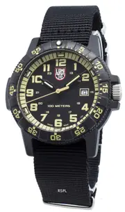 Luminox Leatherback Sea Turtle Carbon Compound Case XS.0333 Quartz Mens Watch