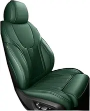 Car Seat Covers Compatible for Benz W205 W203 W211 Glc Coupe W204 W212 Cla W213 W245 Custom Leather Auto Cushion Accessories(1PCS-Green)