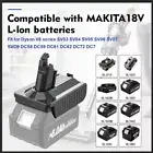 Adapter for Makita 18V Battery Convert To for Dyson V6 DC58 DC59 DC61 DC62 DC72