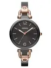 Fossil Georgia Grey Dial Smoke Grey Ion-plated Ladies Watch ES3111 MSRP 145.00