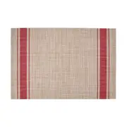 Maxwell & Williams 45x30 cm Table Accents Linen Look Metallic Placemat - Red
