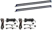 2x Kings 40" Single Row Light Bar 12,360 Lumens | 1 Lux @ 562 m IP67+ 2x Plug N Play Wiring Harness Kit