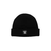Fallen Footwear Metal Blade Acrylic Cuff Short Stylish Beanie - Black