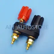 10Pcs 4mm Dual Banana Female Jack Binding Post Panel Mount Socket Connector new