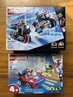 2 LEGO Marvel Sets (BNIB) & Shipped Free! Captain America/Black Widow/Spider Man