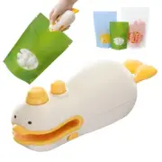 Mini Bag Sealer 2025 New Cute Duck Design 2 In 1 Chip Bag Sealer With Cutter