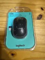 Logitech Wireless Mouse M185 - Swift Gray 910-002225 Save Big Time Today!! "NEW"