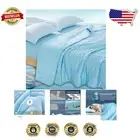 Luxurious King Size Weighted Blanket 88''x104'' - Light Pressure & Soundless Use