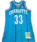 MITCHELL & NESS NBA CHARLOTTE HORNETS ALONZO MOURNING AUTHENTIC 92-93 JERSEY 36