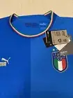 Puma Italy Home 22/23 Authentic Soccer Jersey Mens L 765670 01 Blue FIGC NWT.