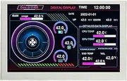 5Inch Screen LCD Monitor Driver Control Board AIDA64 Screen Auxiliary IPS for Computer ITX PC Case B