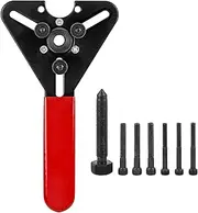 YaSao 8 PCS Car Air Compressor Clutch Remover Installer Dual-use Wrench Tool Kit Automotive Air Conditioning Car Conditioner Repairing Tool