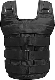 DINHEAROM Adjustable Weighted Vest for Men and Women Stylish Gym Weight Vest for Running Strength Training Workouts Breathable and Comfortable Design Maximum Weight Black