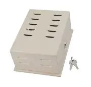TP06M Thermostat Guard, Beige Metal, Medium