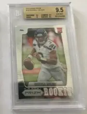 2012 Russell Wilson Panini Prizm #230 Rookie BGS 9.5 Gem Mint with 10