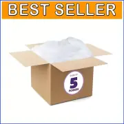 Silky Polyester Fiber Fill - 5 lb Box for Ultimate Pillow Fluff and Toy Stuffing
