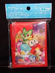 Pokemon Center Japan Sprigatito Fuecoco Quaxly Official TCG Sleeves 64 Count