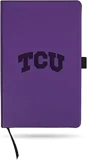 Rico Industries NCAA TCU Horned Frogs Purple Laser Engraved Small Notepad Jounral/Notepad 8.25" x 5.25"- Office Accessory