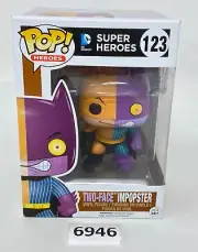 Funko POP! DC Comics Super Heroes TWO-FACE IMPOPSTER # 123 Vinyl Figure