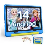 Kids Tablet, Tablet for Kids with 10 inch Android 14 Tablet Octa-Core, 8GB Blue