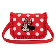 Disney Minnie Mouse Embroidered Red Crossbody Bag - New, With Tags