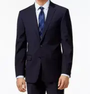Calvin Klein "Malbin" Men's Slim-Fit Infinite Stretch Suit Jacket, Navy, 40S