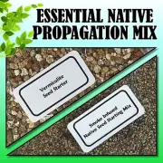 VERMICULITE+SMOKE INFUSED NATIVE PLANT-SEED RAISING MIX-GERMINATION STARTER KIT
