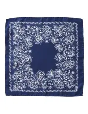 [Dom Bagnato] Merletto Silk Pochette in Navy