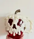 Disney Parks Snow White Evil Queen Red Poison Apple Glow in Dark Stein Mug Cup