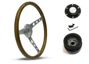 SAAS Steering Wheel SW701BAW & boss for Chrysler Valiant VC VE 1966-1968 (for: Chrysler)