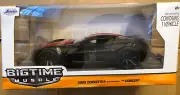 JADA BIGTIME MUSCLE BTM 2009 CORVETTE STINGRAY CONCEPT BLACK 1:24 DIE-CAST #99