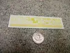 Herald King decals HO Erie caboose yellow ochre XX161