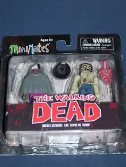 Minimates Hooded Michonne and Crawling Zombie Series 4 Walking Dead NIB