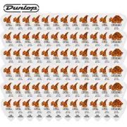 72-PACK Dunlop 424R.60 Tortex Wedge White/Orange .60mm Guitar Picks