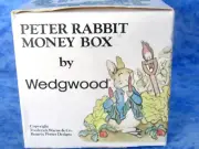 Peter Rabbit "Money Box" by Wedgwood - Slotted Top Bank - NIB